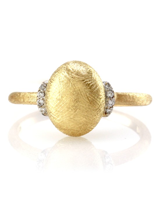 Nanis Dancing in the Rain Collection Pave Diamond Accents Ring in 18K Gold